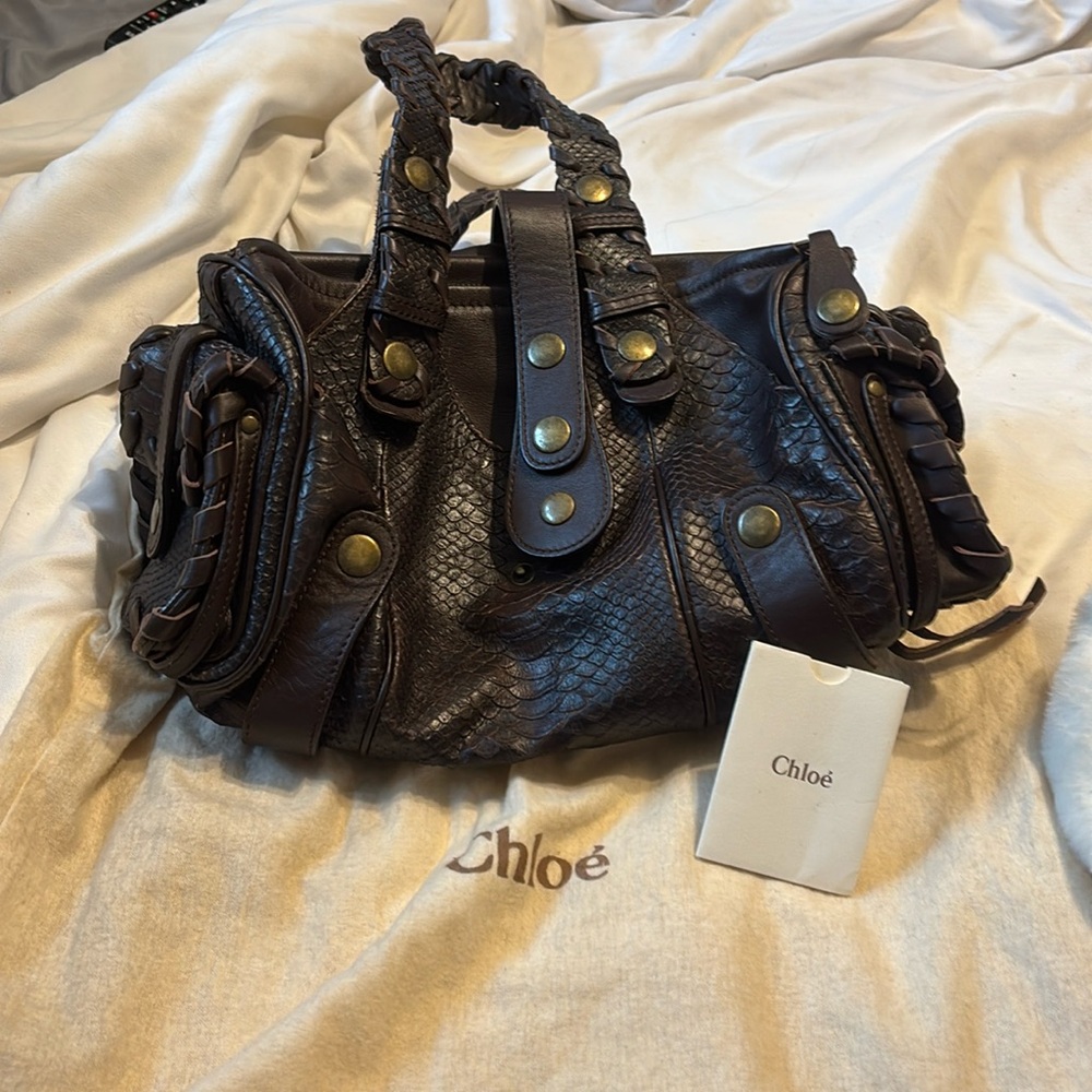 Authentic Chloe Silverado handbag